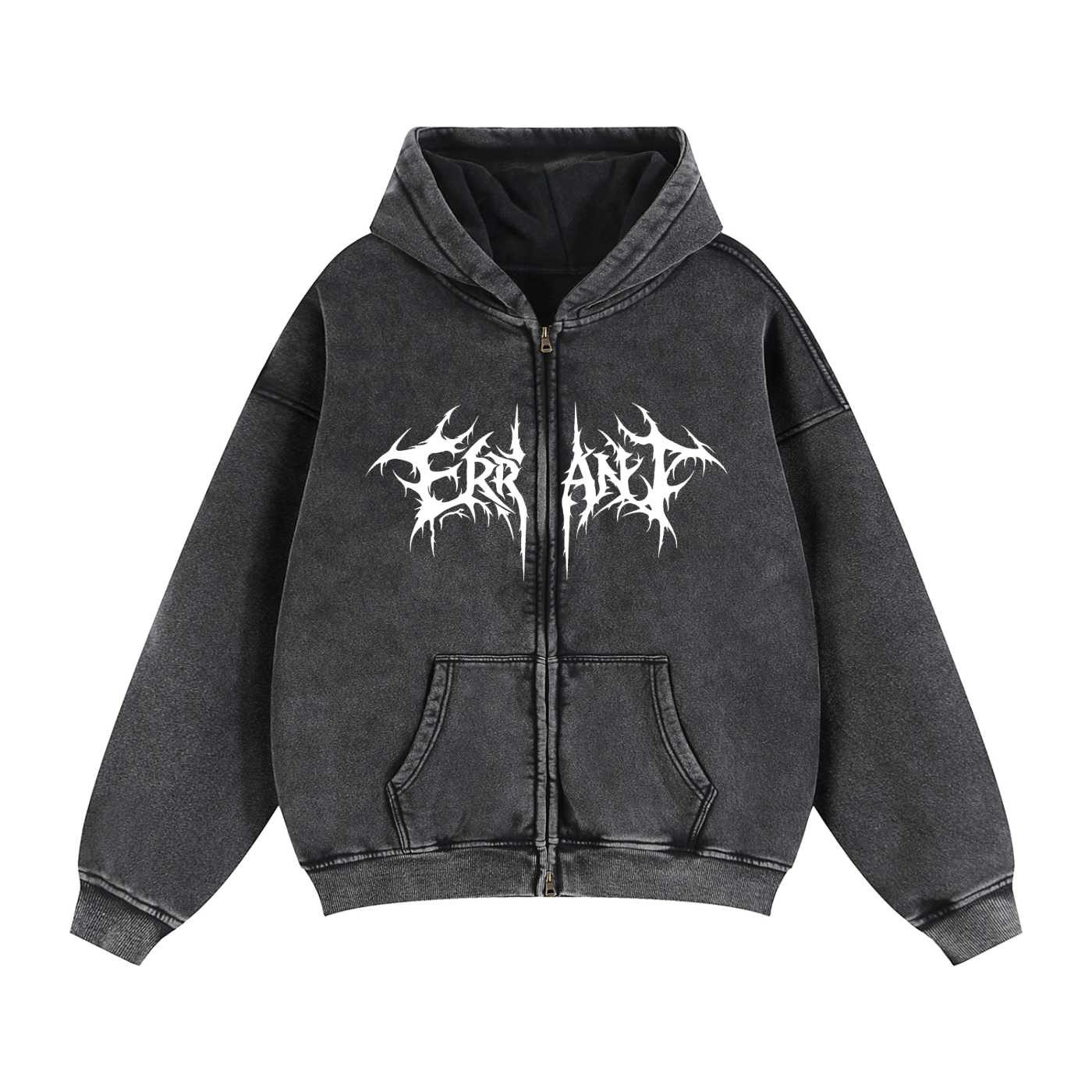 Fleeced Boxy Zip-up