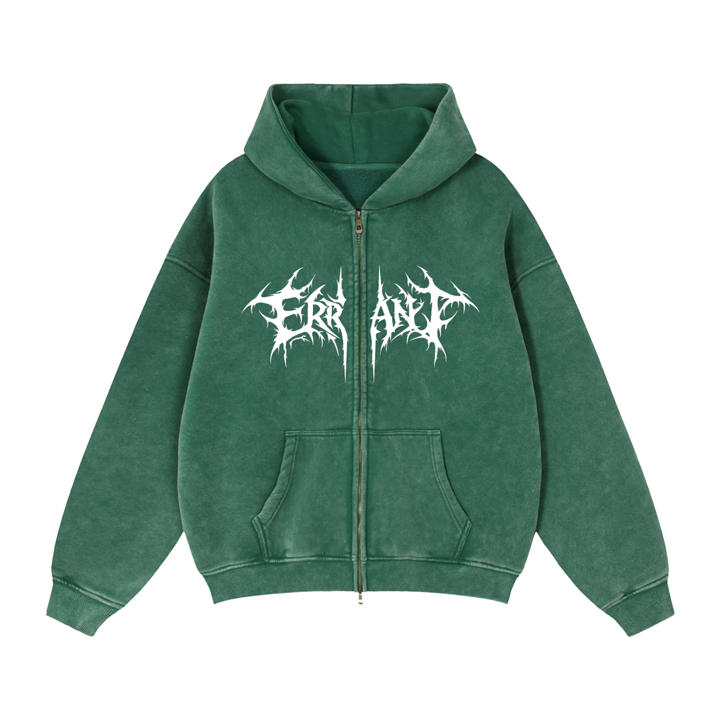 Fleeced Boxy Zip-up