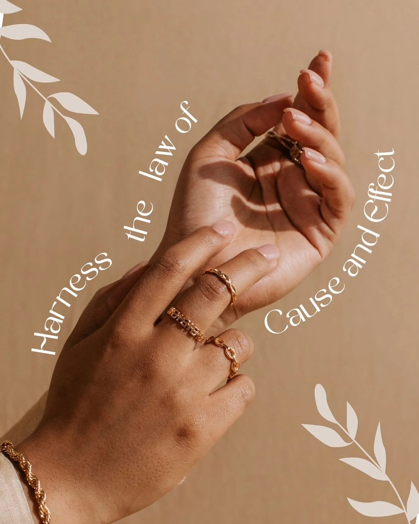 Harness the Law of Cause and Effect to Move Forward!

Every change, choice &amp; action you make shifts your energy, opening you up to new connections and opportunities that naturally align with your evolving self.

#create #live #goals #laws #univer