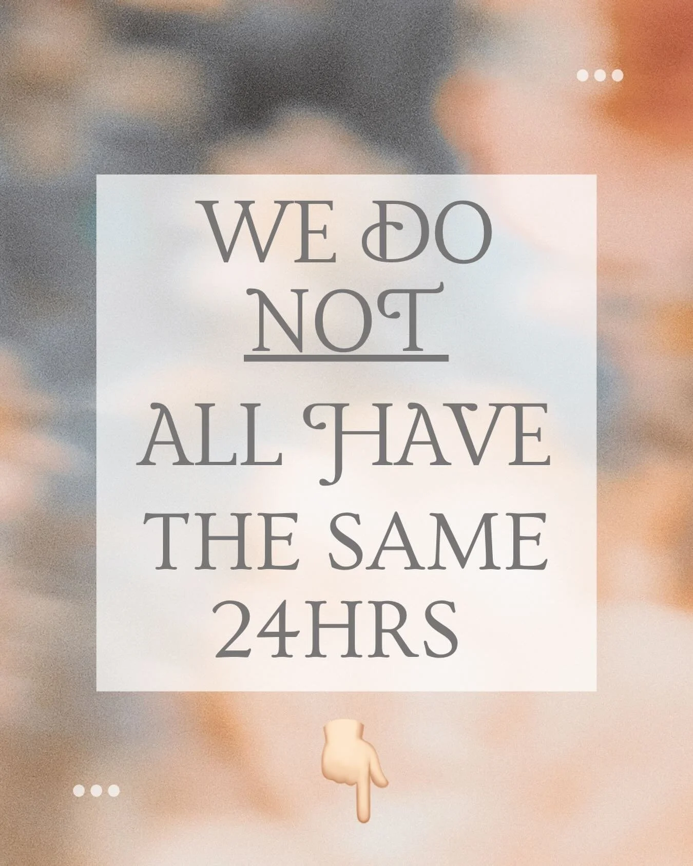 Let&rsquo;s shift our perspective on 24 hours. Yes, we can achieve a lot in that time. Yes, daily motivation, routines and goals help us get the most out of it. But pressuring yourself to match the outcomes of others in that same window of time simpl