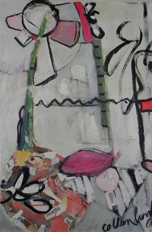 Encantador, acrylic & india ink on canvas, 24x36", unframed