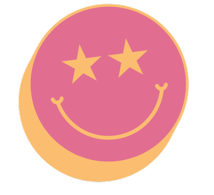 Smiley face sticker