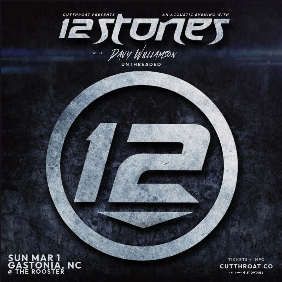 12 Stones @ The Rooster Gastonia (Acoustic)