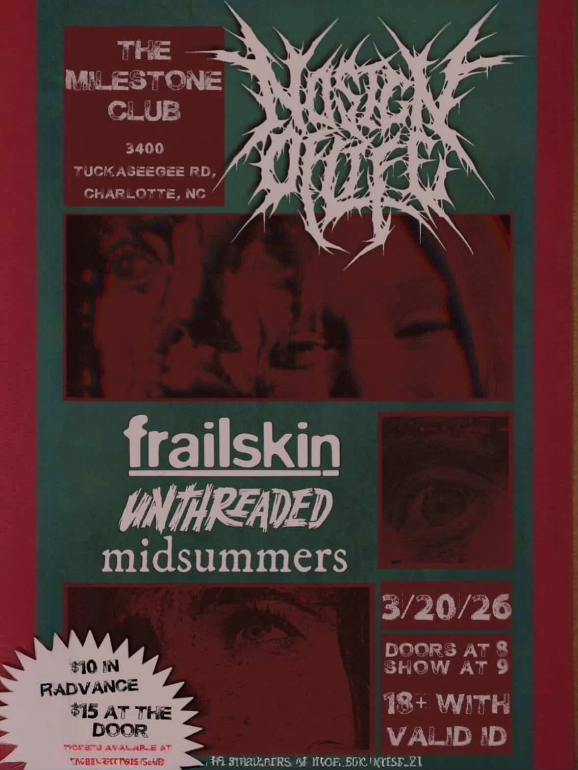 No Sign Of Life @ The Milestone