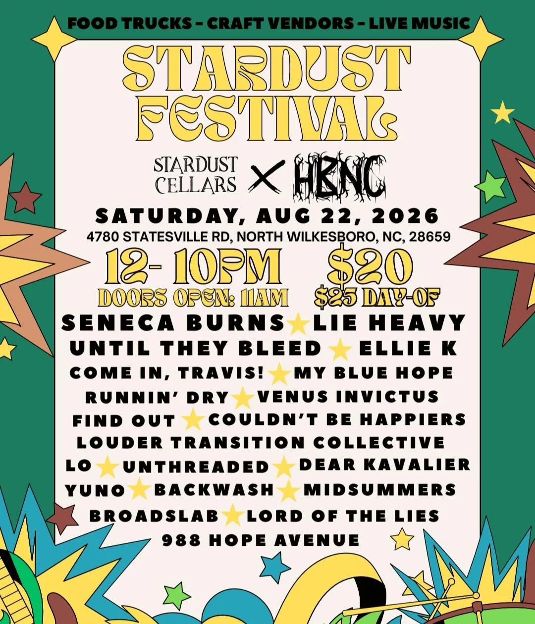 STARDUST FESTIVAL @ STARDUST CELLARS