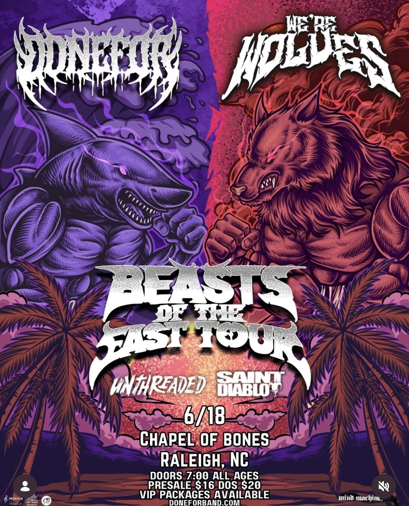 WE'RE WOLVES @ CHAPEL OF BONES