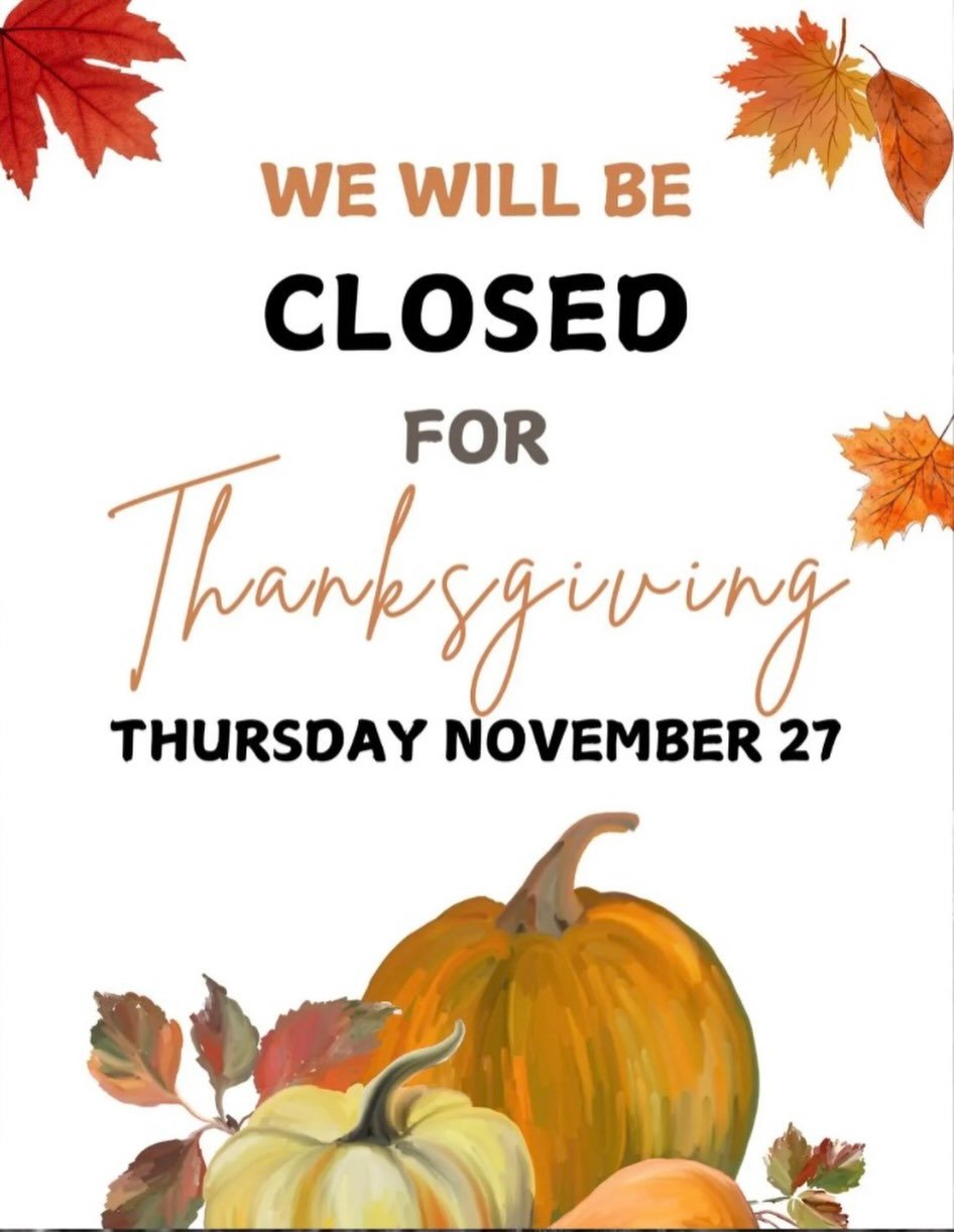 🦃 Happy Thanksgiving!
We will be closed on Thursday to allow our team time with their loved ones.
We&rsquo;ll reopen the following day.
Wishing you a warm and joyful holiday!