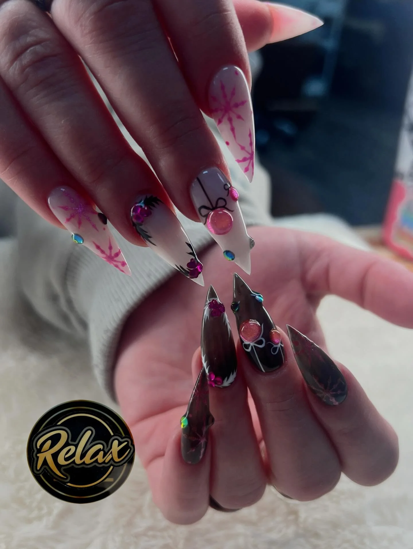 #nail #nails #naildesign #nailart #newyear2026🎄🦌🎅🎁🎊✨🥰☃️🎊❄️❄️❄️❤️💚🤍