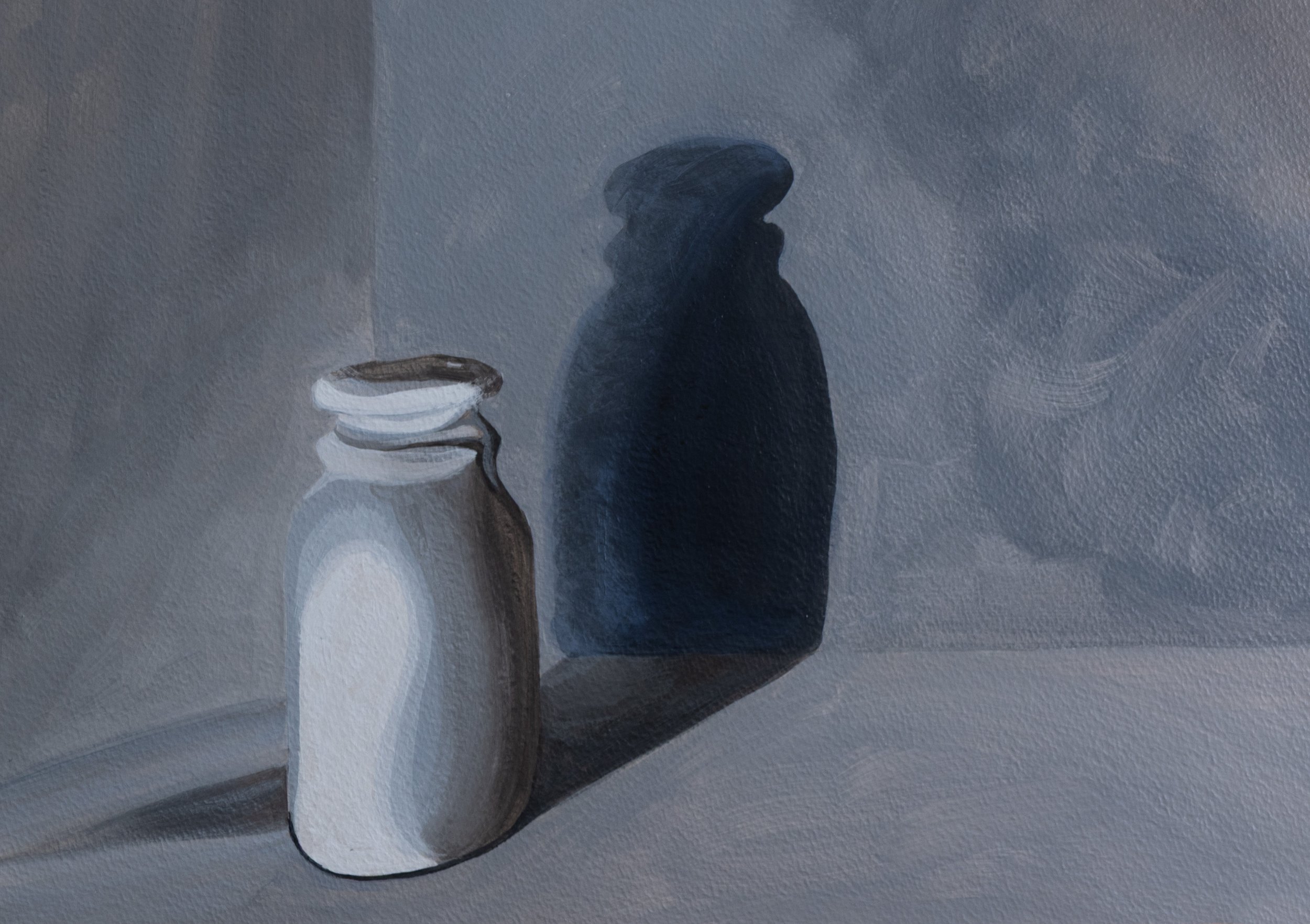 Small Vessel.  A childhood memory.

Acrylic on 400 gsm Magnani paper, 12 x 16 inches.