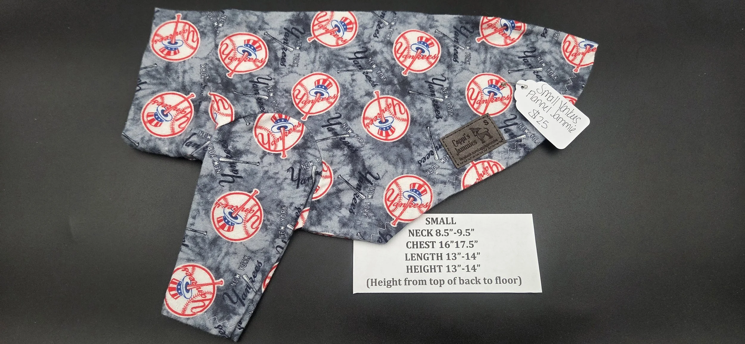 SMALL 2 LEG FLANNEL BASEBALL JAMMIE
