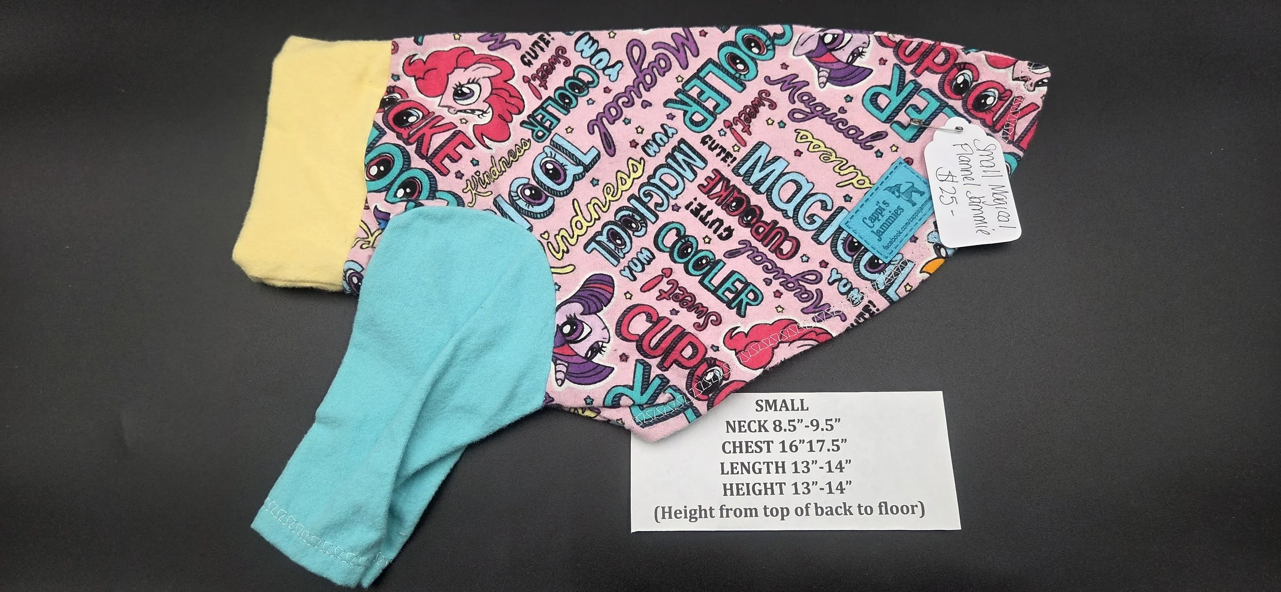 SMALL 2 LEG MAGICAL MULTI COLOR FLANNEL JAMMIE