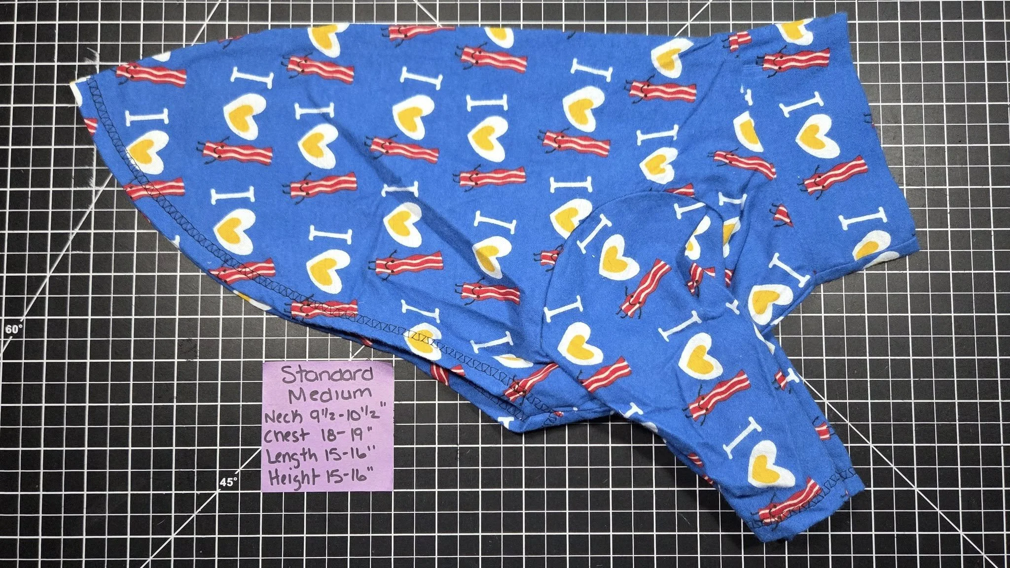 MEDIUM 2 LEG FLANNEL EGGS AND BACON JAMMIE