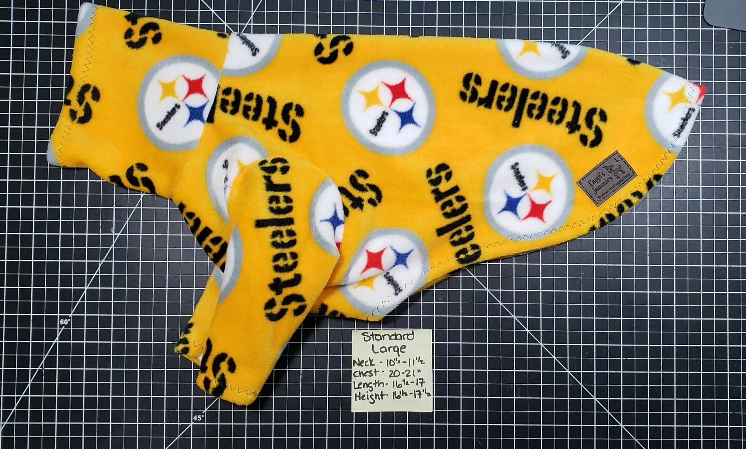 LARGE 2 LEG STEELERS FLEECE JAMMIE