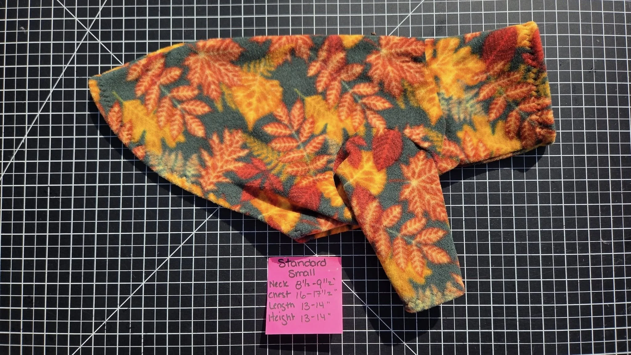 SMALL 2 LEG FALL LEAVES FLEECE JAMMIE