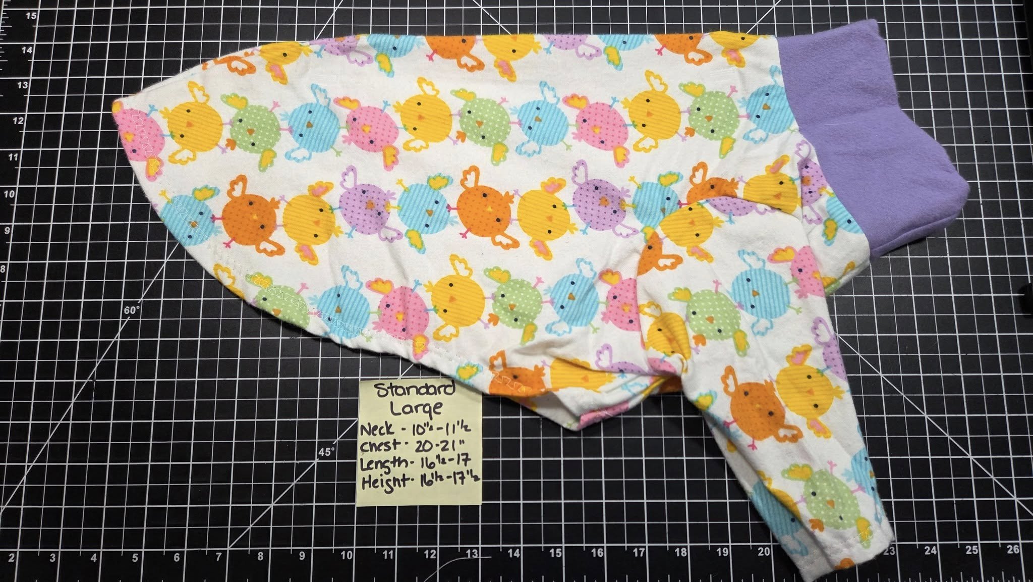 LARGE 2 LEG SPRING CHICKEN FLANNEL JAMMIE