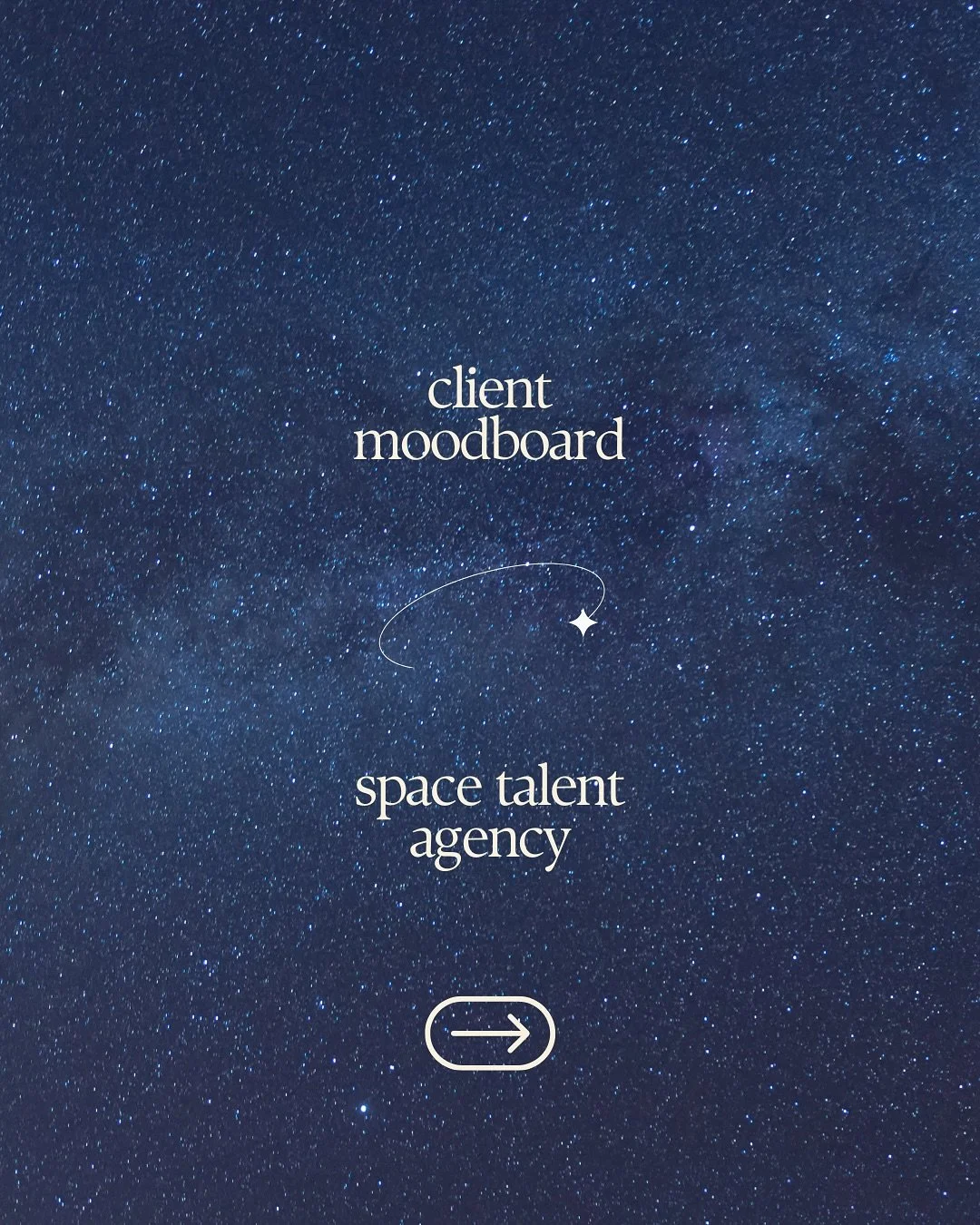 my client just approved this brand direction moodboard for their new space talent agency 💫 I&rsquo;m so excited to design this professional, innovative, space-themed brand and bring my client&rsquo;s vision to life 🪐🚀

[brand design, graphic desig