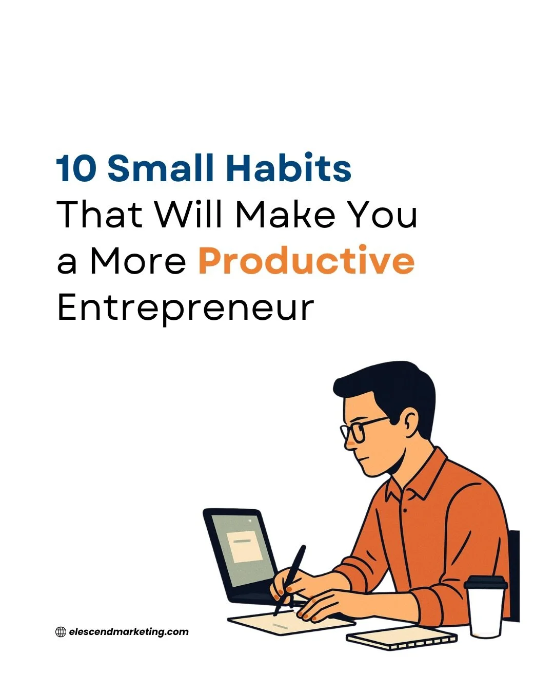 Small habits &rarr; better focus
Better focus &rarr; better decisions
Better decisions &rarr; real growth 📈

📌 Follow @elescend_marketing for insights that help small businesses grow smarter.
🔁 Share this with a founder who needs to fix their dail
