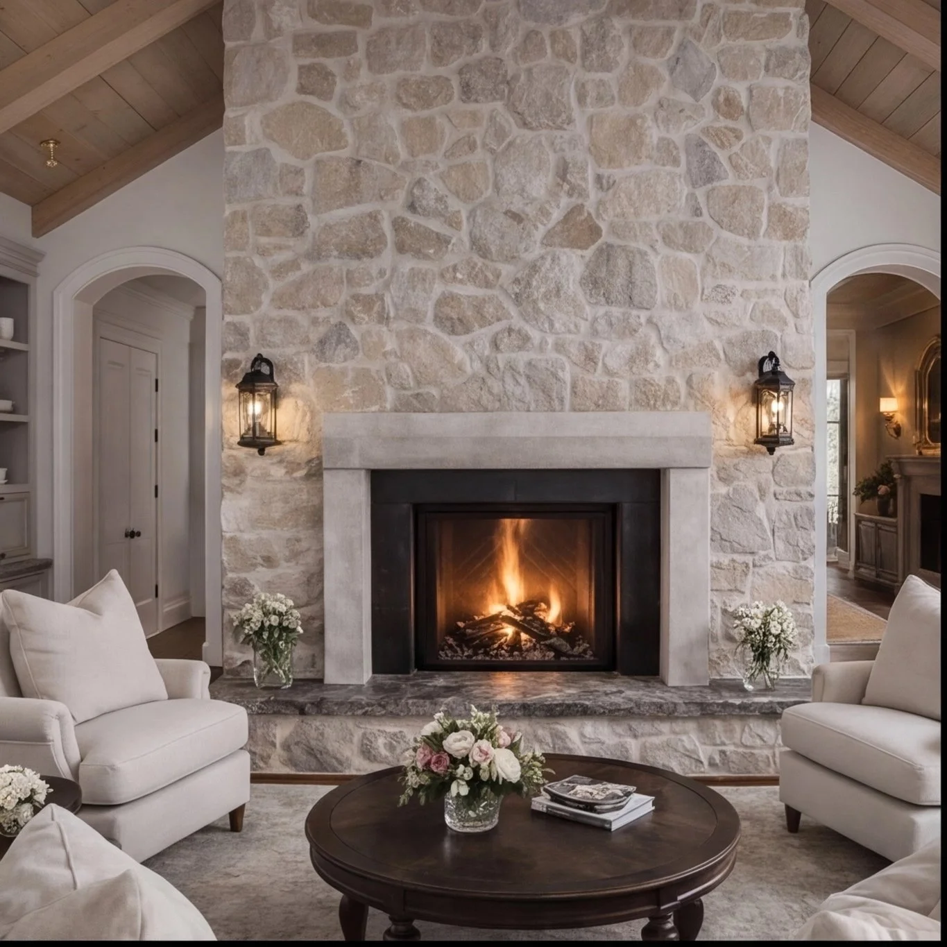 Stone Fireplace Installation Collingwood Ontario.jpeg