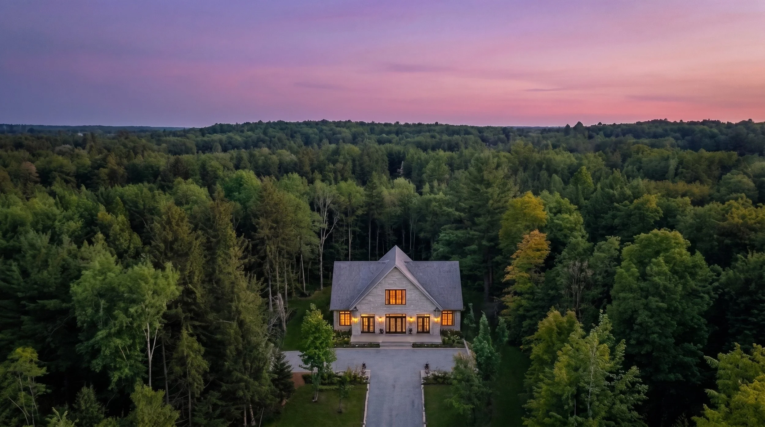Luxury stone home exterior in the Blue Mountains with premium masonry craftsmanship, balanced proportions, and a refined, high-end finish.