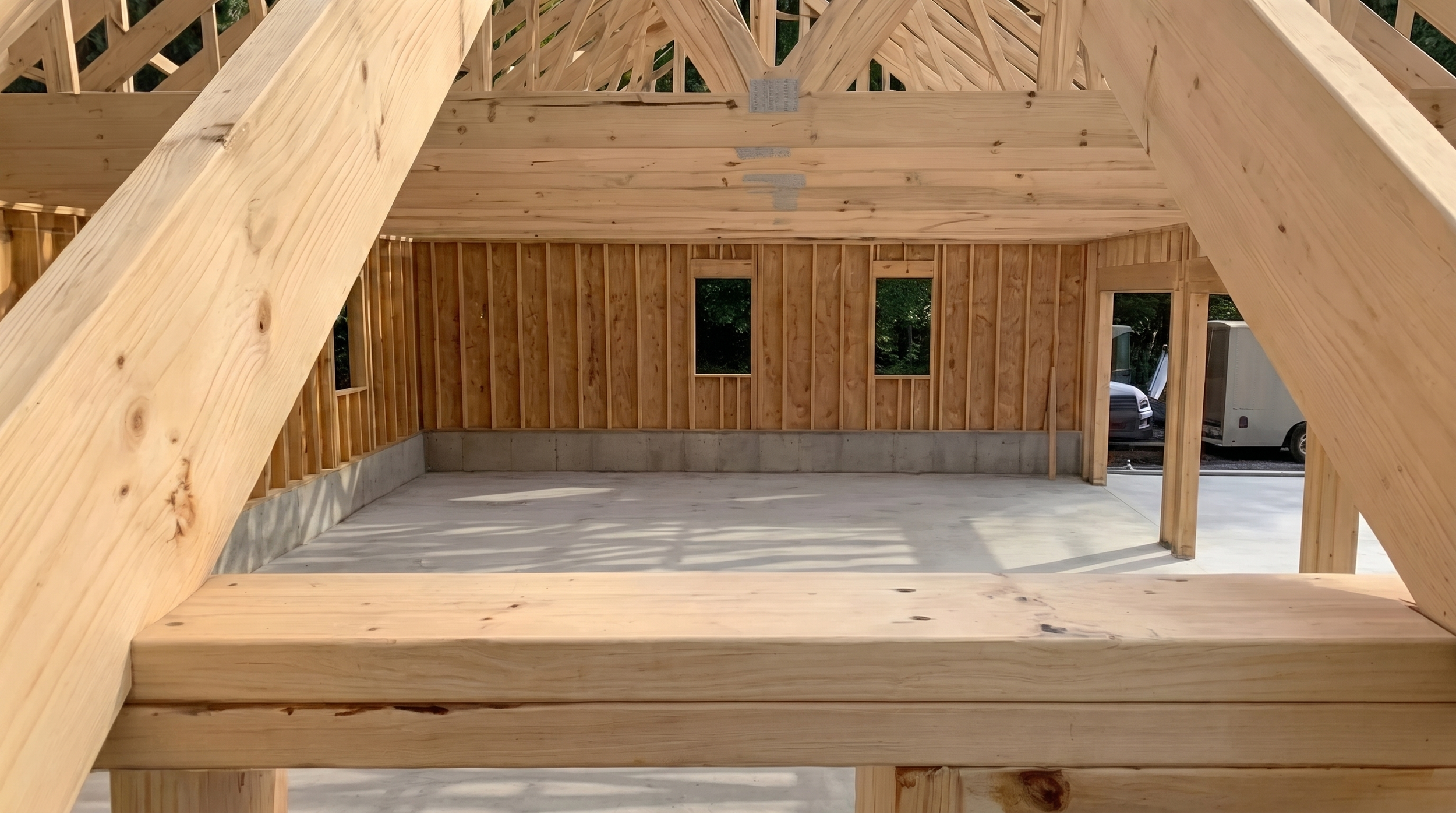 Detached garage with living space above in Collingwood Ontario