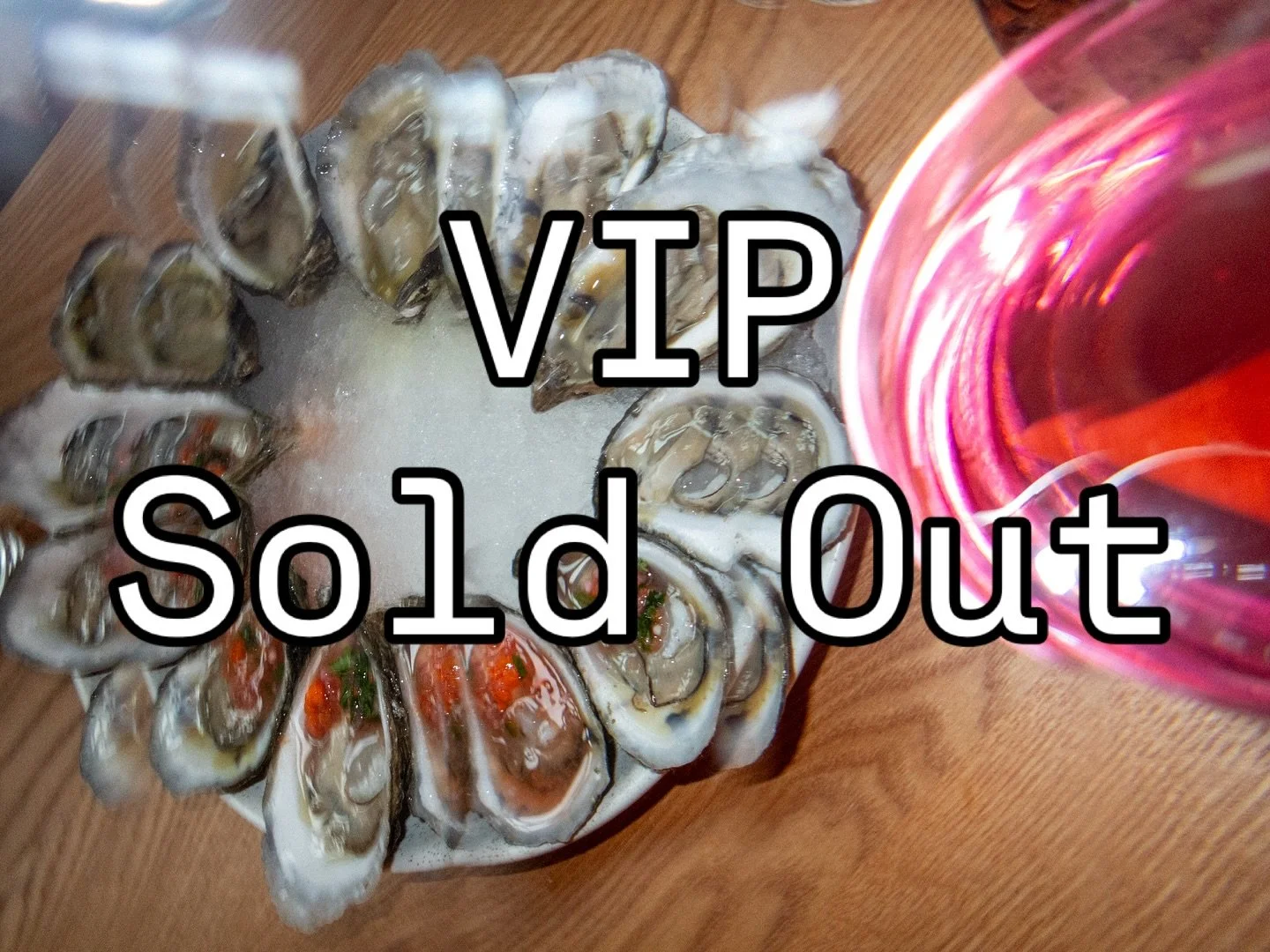 The hype is real — y’all sold us out of VIP! We are beyond thankful for the support and positive vibes we are receiving for our first oyster fest. 
Oyster Friends + Oyster Lovers tickets are still available. Proceeds go to our friends at