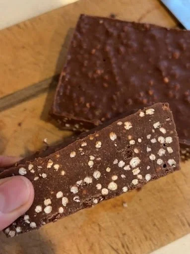 Chocolate Quinoa Protein Slice
