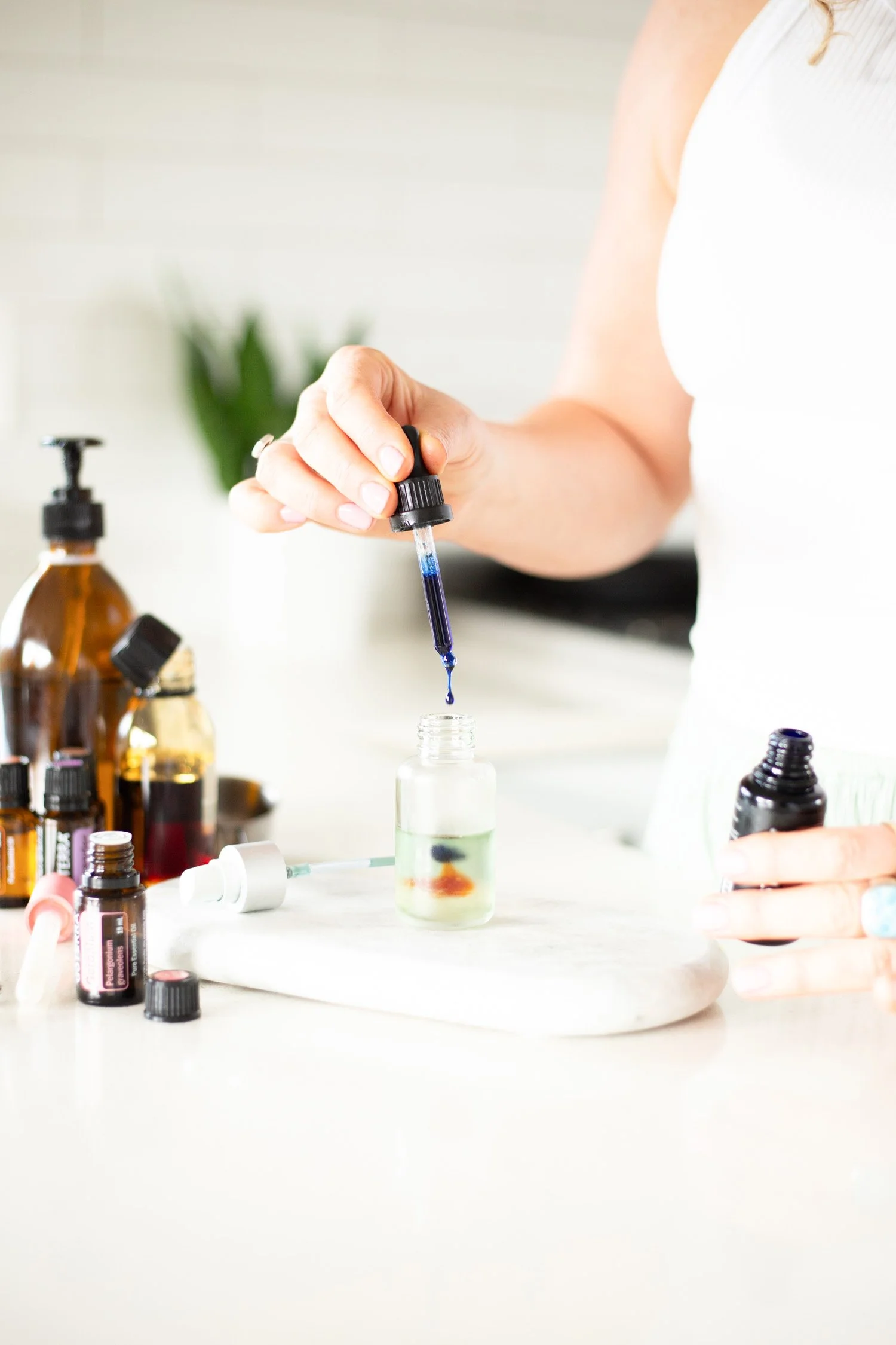 Essential oils tinctures