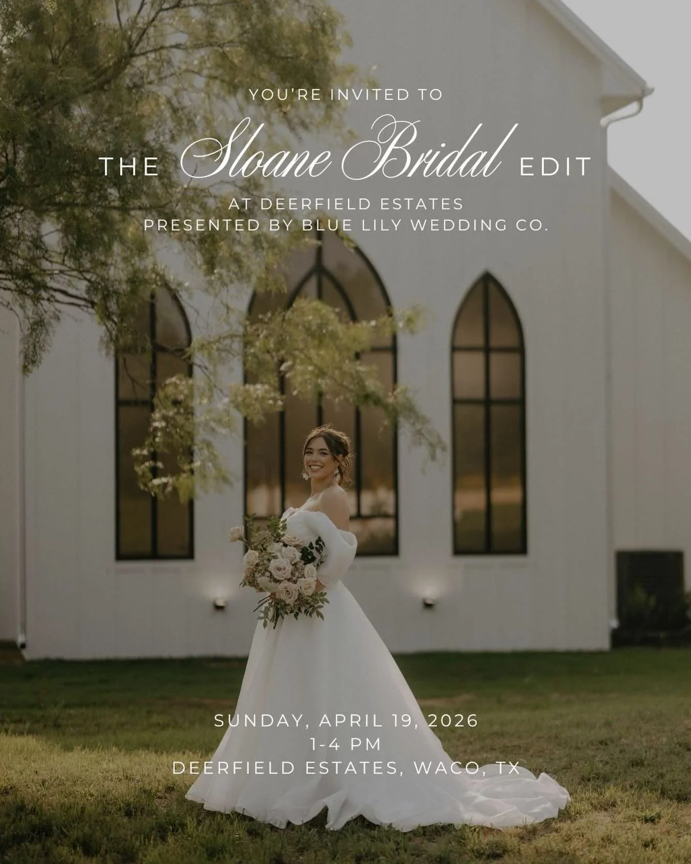 Join us for The Sloane Bridal Edit, an elevated bridal open house hosted at the stunning Deerfield Estates and presented by Blue Lily Wedding Co. This exclusive event is designed to inspire brides who are in the planning process and dreaming up their