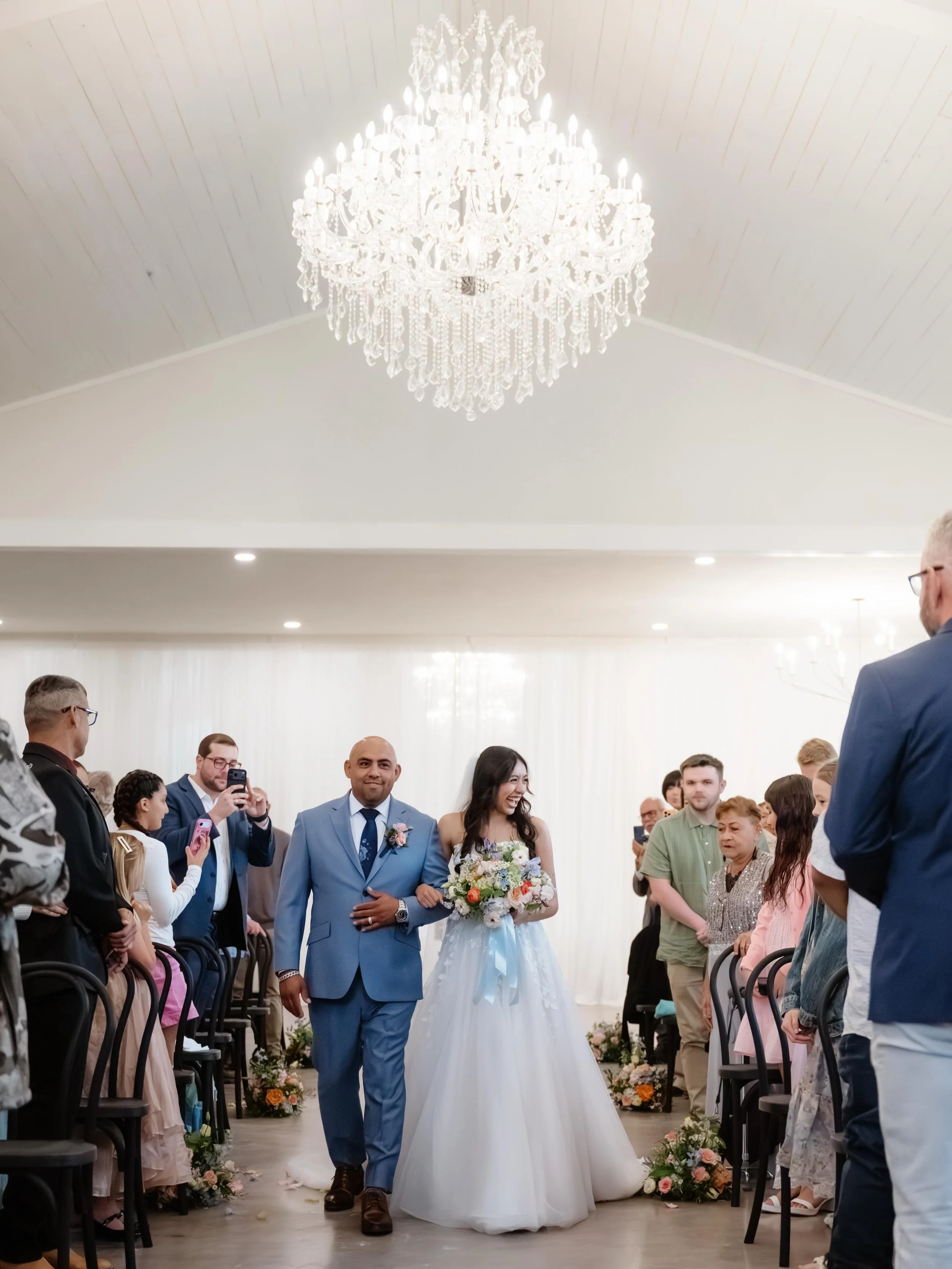 Happy Father&rsquo;s Day to all of the dads, stepdads, grandpas, and father figures out there! 🤍

Venue | @prairiechapelplace 
Photographer | @katewaldis