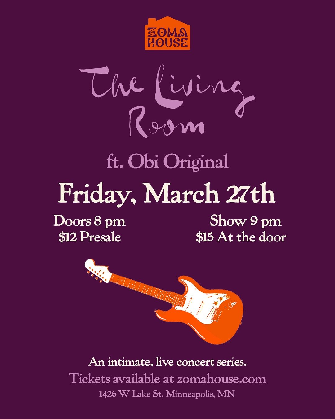 Join us on March 27th for another installment of The Living Room, an intimate, live concert series that takes place on the last Friday of every month 🎧🎤🧡
Each session fosters a warm, acoustic experience by encouraging artists to strip their music 