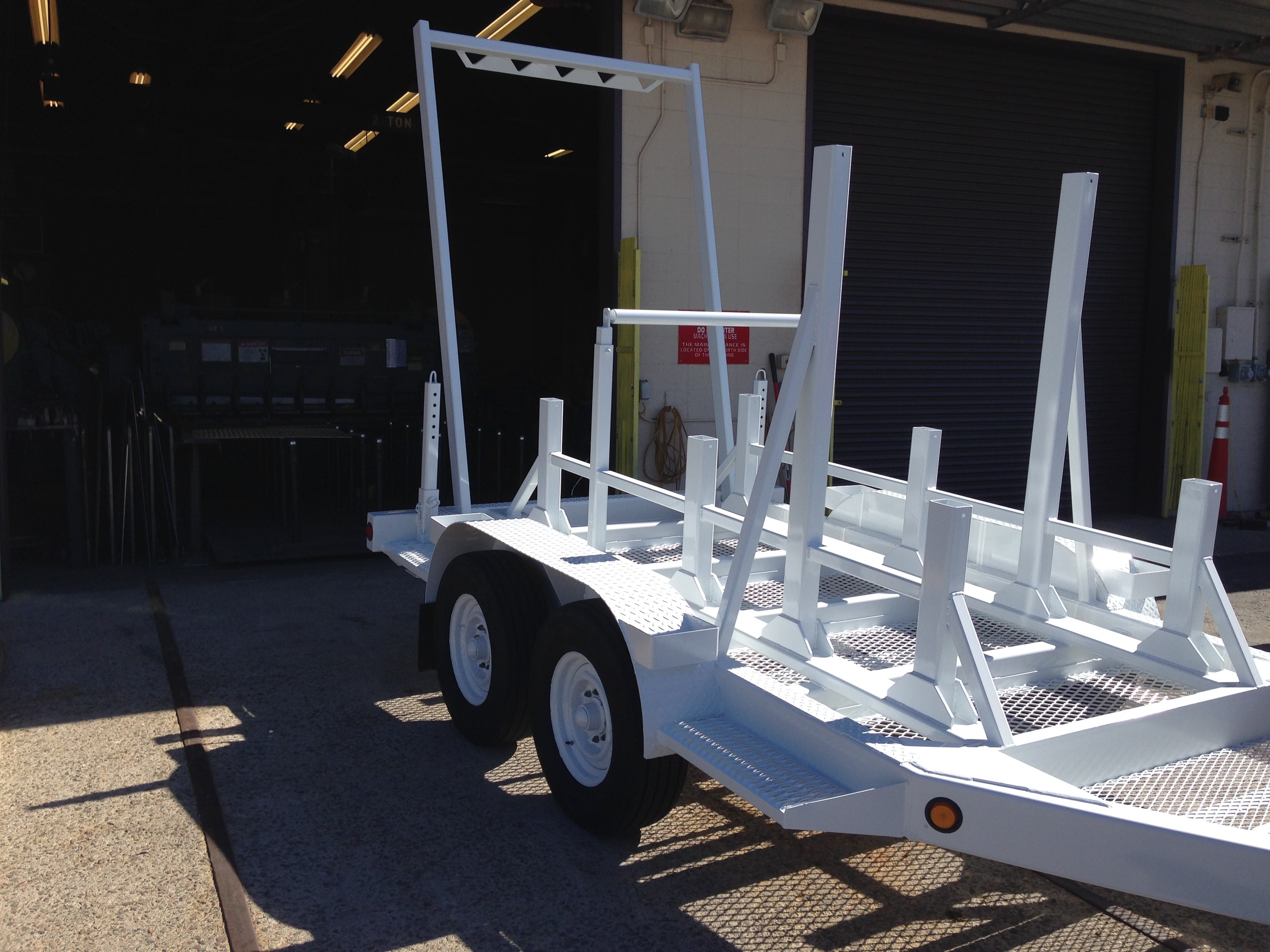 Rebuilding Cable Trailer For Power Company (After)