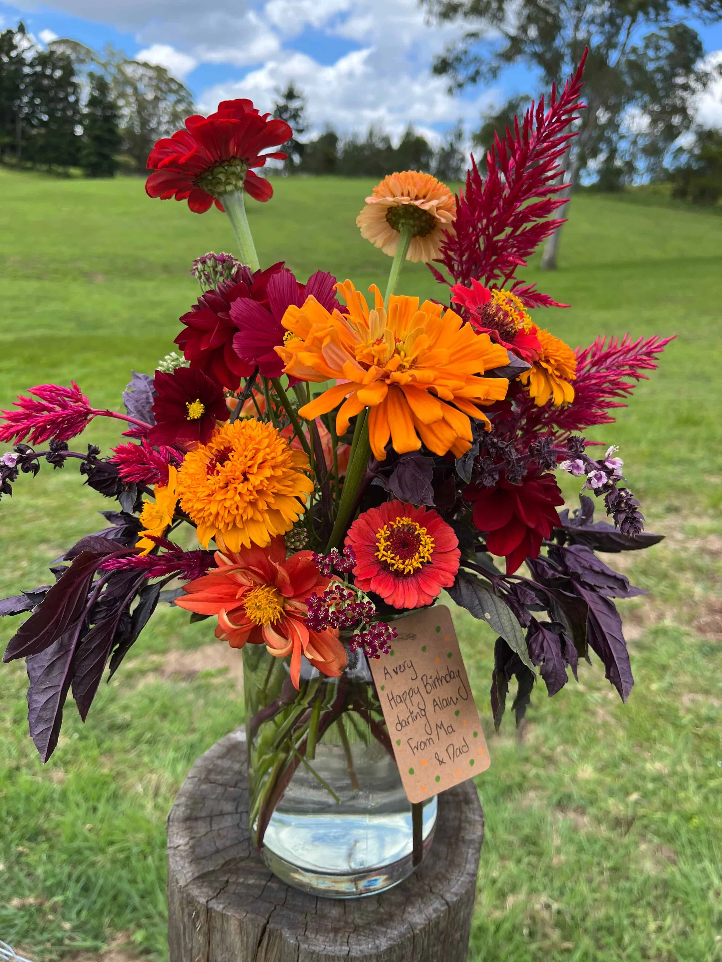 Farm Fresh Seasonal Flower Arrangement - Medium