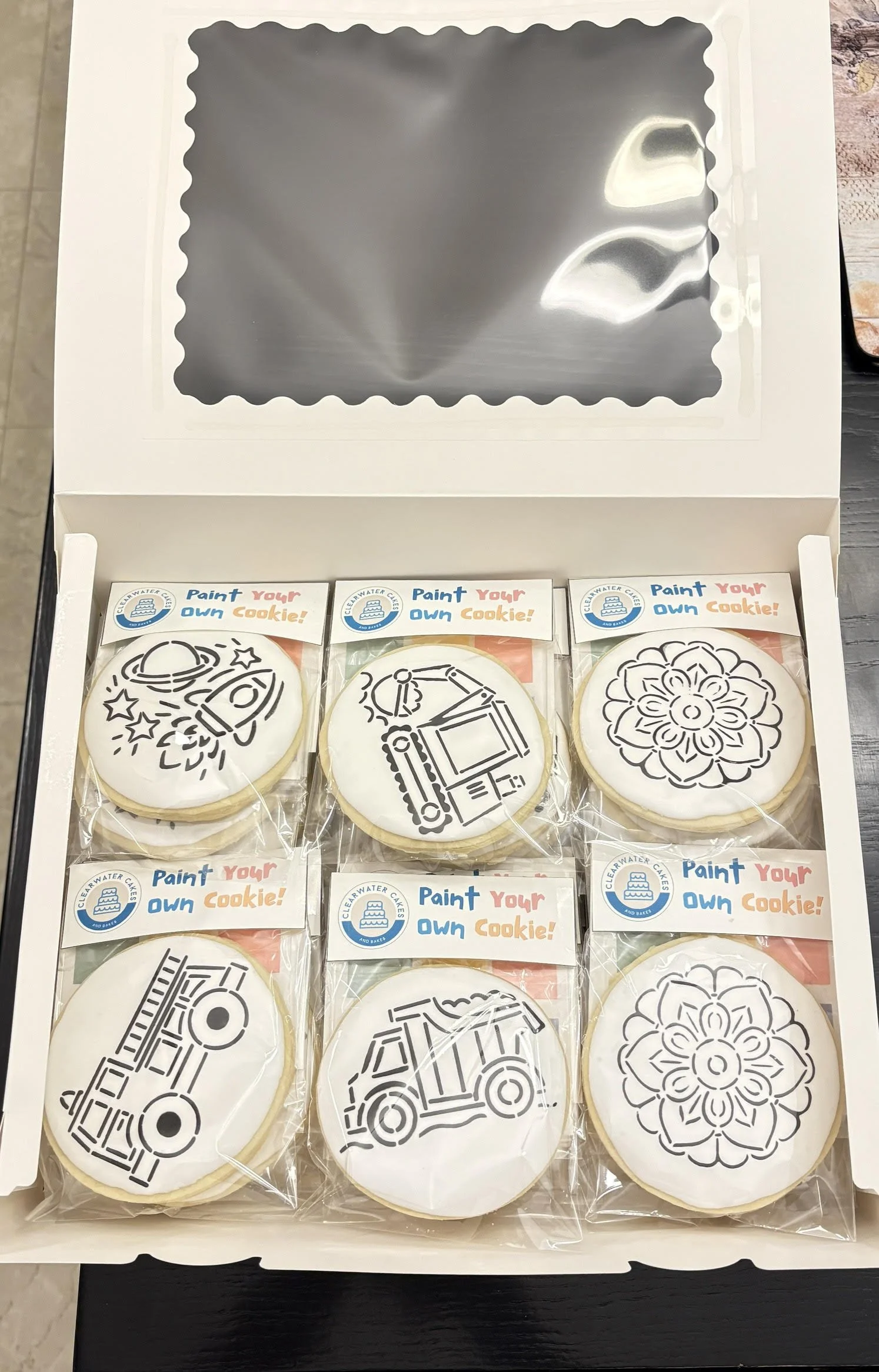 Paint Your Own Cookie - Classic Design