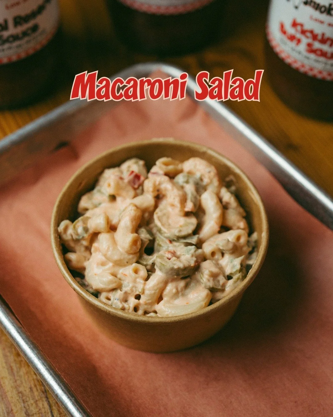 Move Over, Boring Sides. Jim's Macaroni Salad is HERE.

You thought you knew macaroni salad? Think again! Our creamy, dreamy Macaroni Salad at Jim's Smokin' Que is a cut above. We're talking perfectly tender elbow macaroni swimming in our signature c