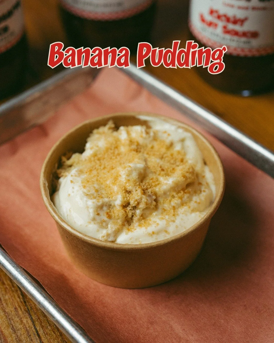 &quot;Who said a 'side' can't be dessert? 
At Jim's Smokin' Que, our Homemade Banana Pudding is the perfect creamy, sweet, and comforting finale to any smoky meal. Made with love (and plenty of vanilla wafers!). Forget saving room&mdash;just order it