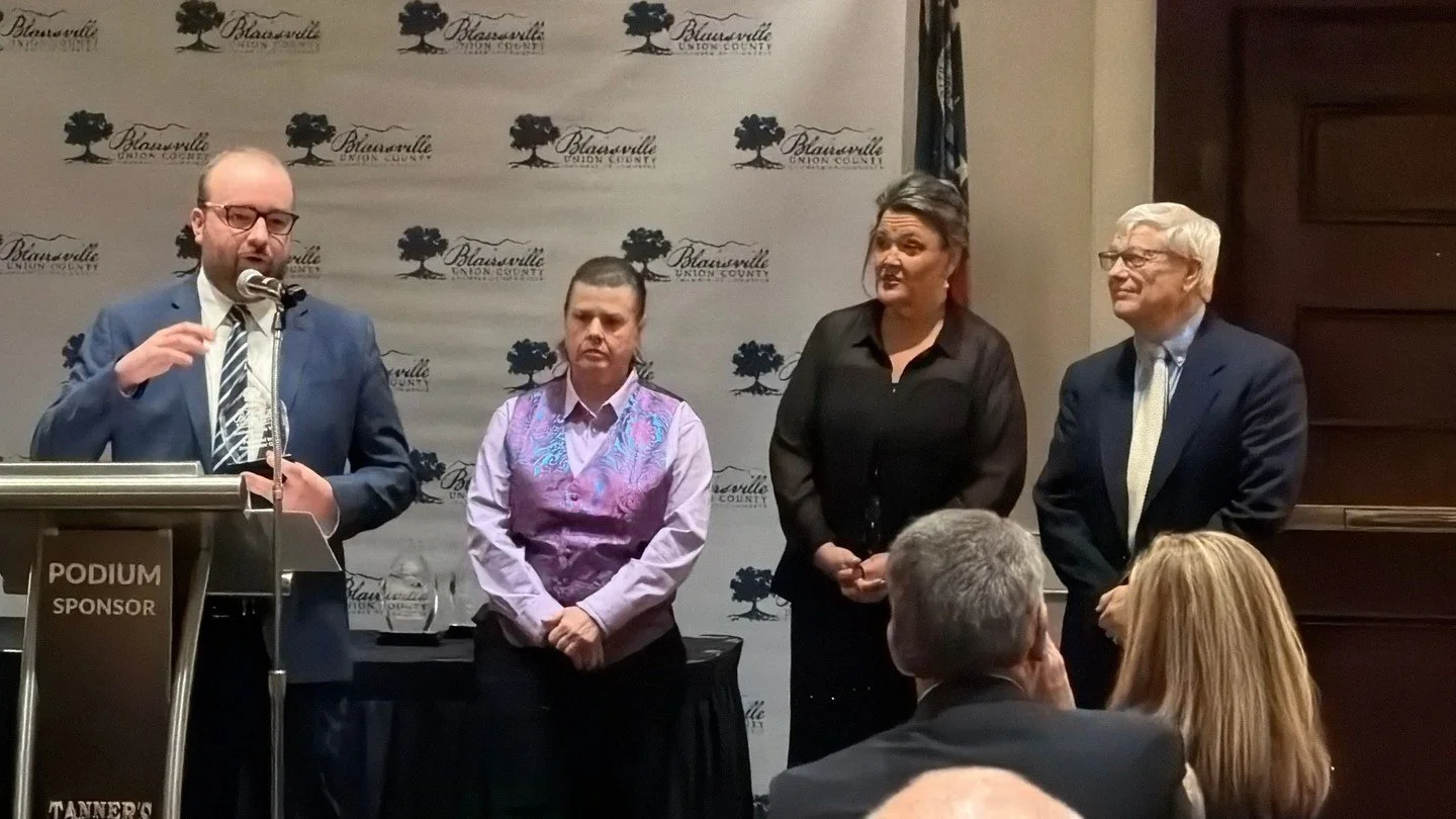 WE DID IT, BLAIRSVILLE!

We are beyond honored to announce that Jim&rsquo;s Smokin&rsquo; Que has been named the Blairsville-Union County Business of the Year! This award may have our name on it, but it truly belongs to all of you. To our incredible 