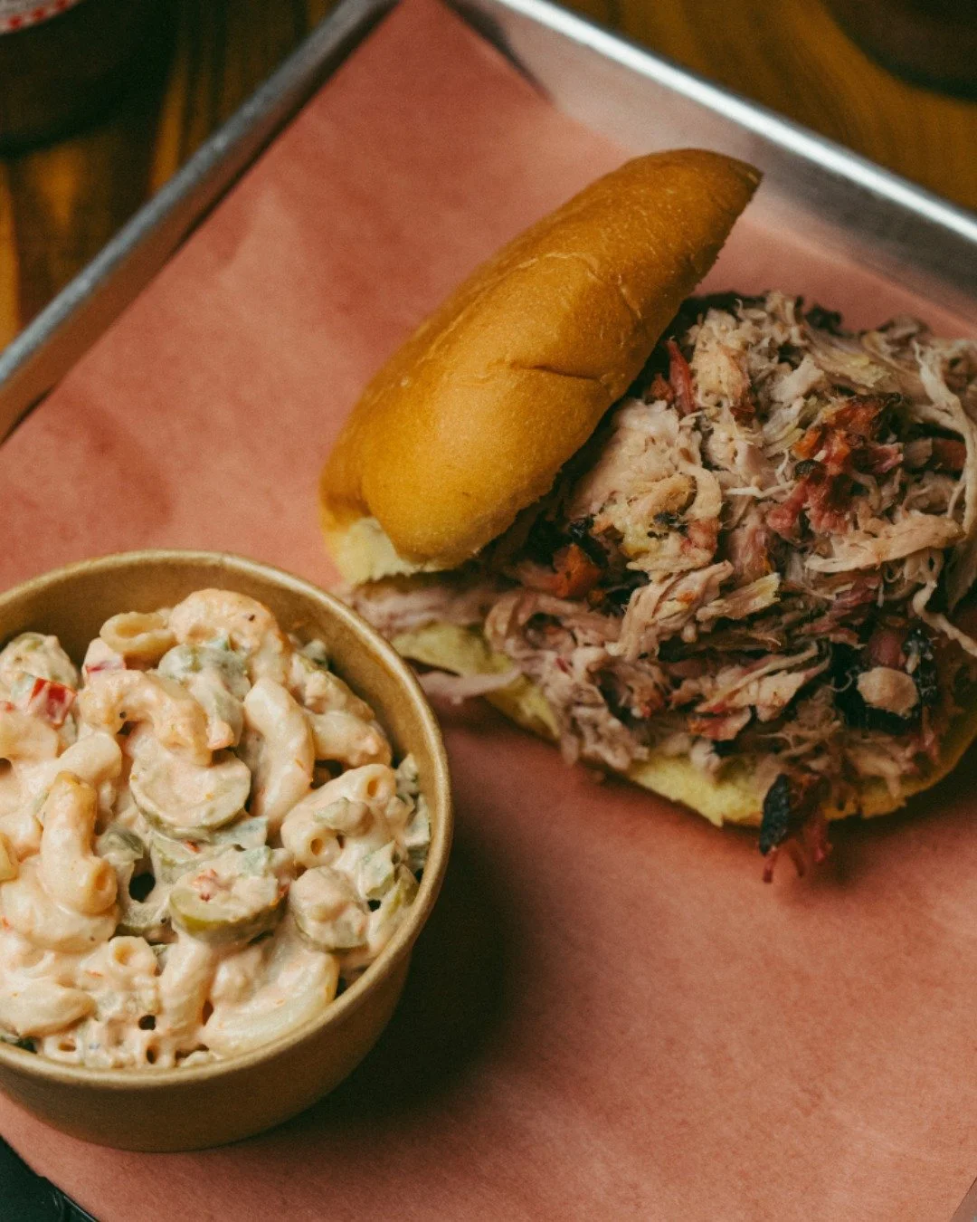 Our Smoked Pulled Pork is officially ready for its close-up. At Jim&rsquo;s Smokin&rsquo; Que&reg; , we take pride in the hearty cherry wood smoke and the deep, rich flavor that only hours in the pit can produce. Whether you prefer it piled onto a sa