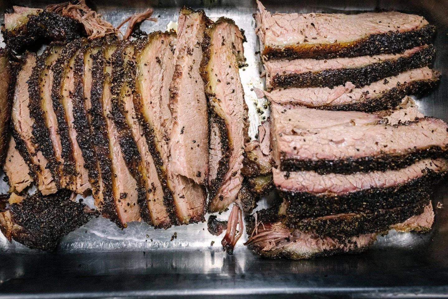 Brisket so tender, you won't believe it. We barely do and we made it.