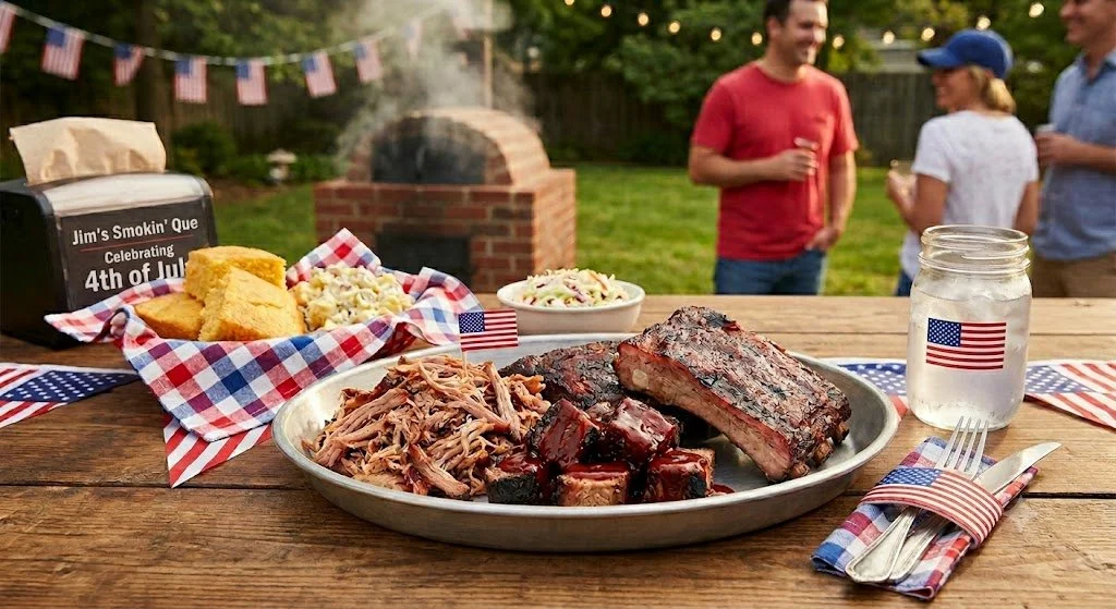 Red, White, and Smoked: Why Jim’s Smokin’ Que is Your 4th of July Destination