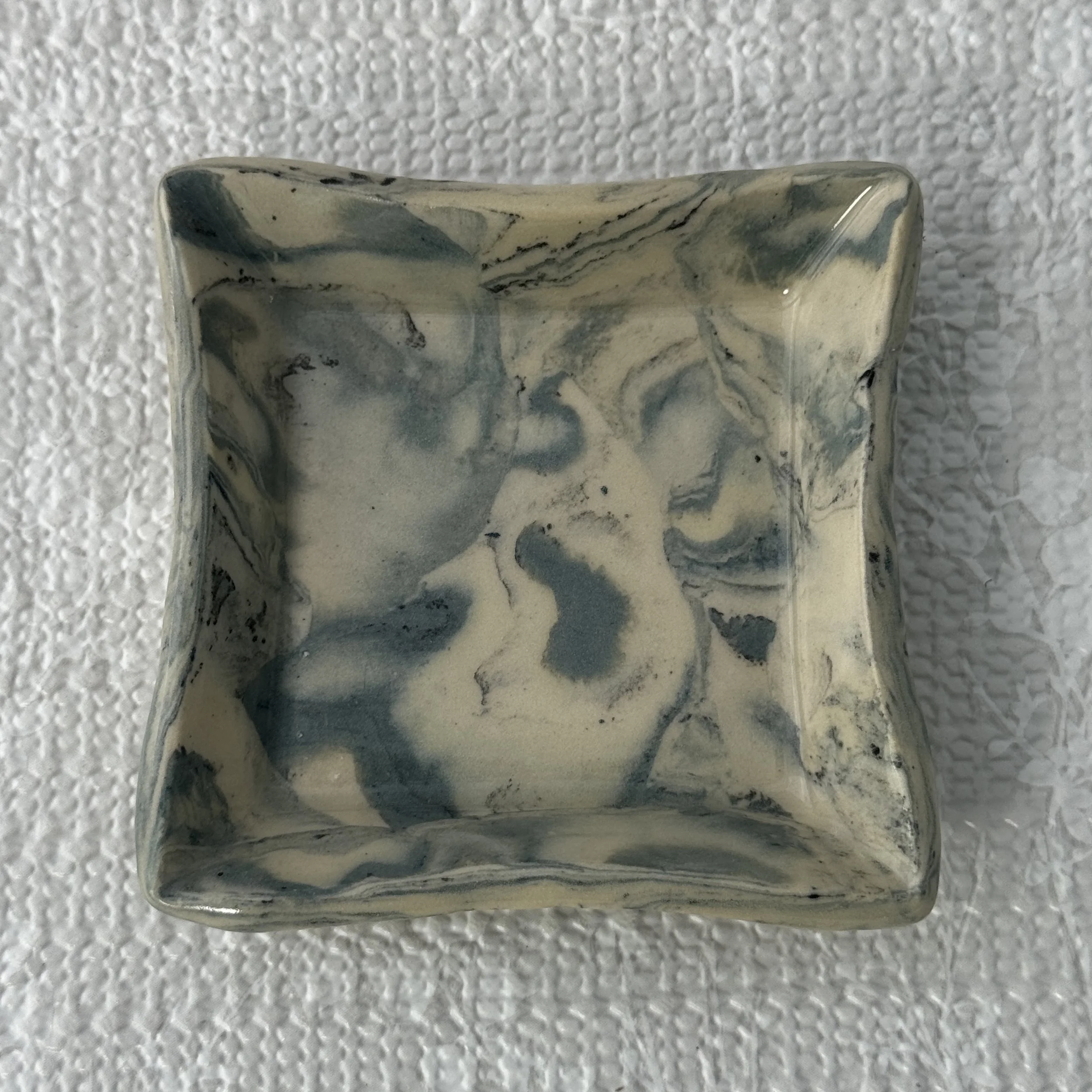 Trinket Plate - Blue Marble