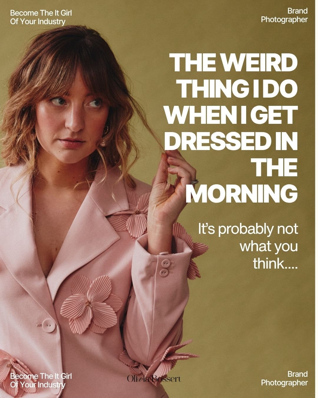 Honestly, getting dressed in the morning is always SO FUN because I get to pick my character for the day, and BE HER. It helps so much with stepping into an identity, with courage, with motivation... and with self image to be totally honest.⁠
⁠
I thi