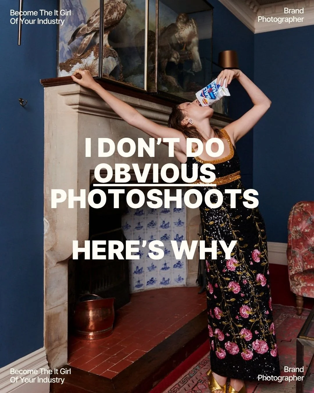 The best personal branding shoots don't look like personal branding shoots.⁠
⁠
They look like editorial features. Like you just stepped off a Vogue set. Like the version of you that your clients already see when they think about hiring you.⁠
⁠
That's