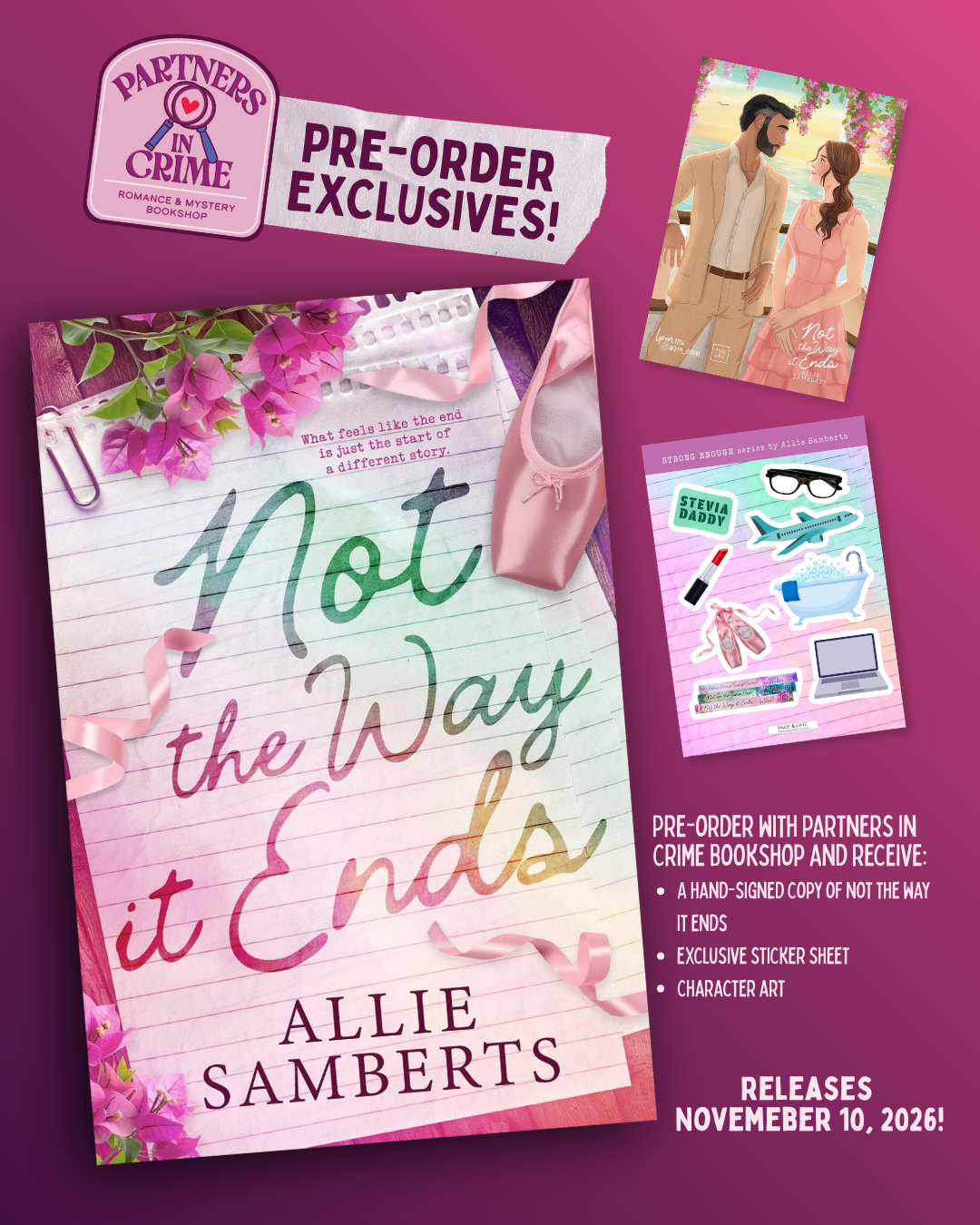Not The Way It Ends by Allie Samberts PREORDER