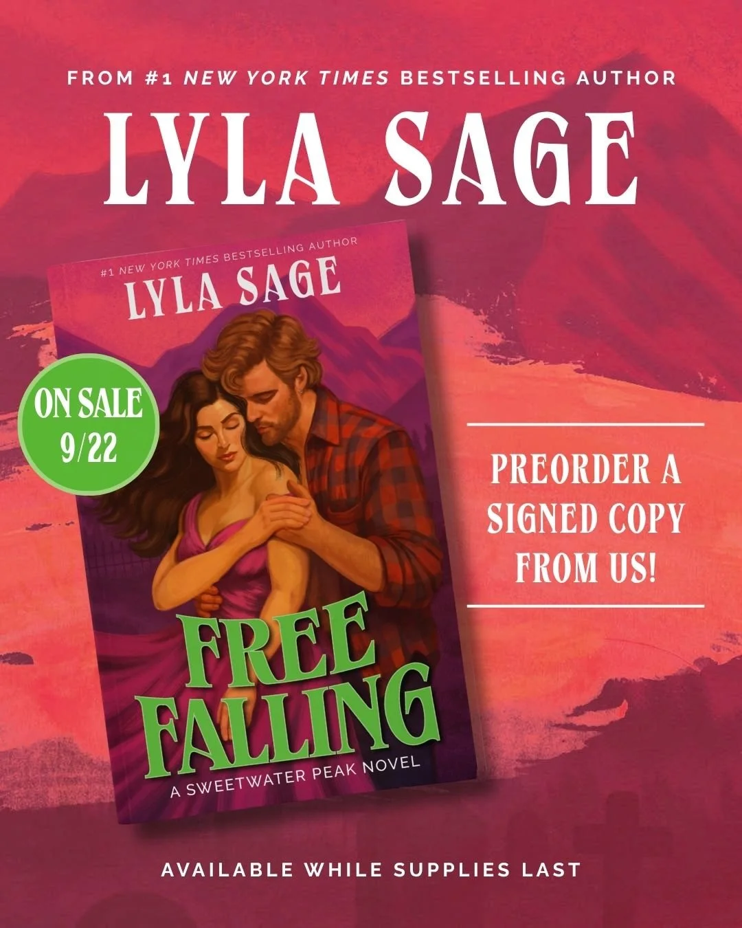 Free Falling by Lyla Sage PREORDER