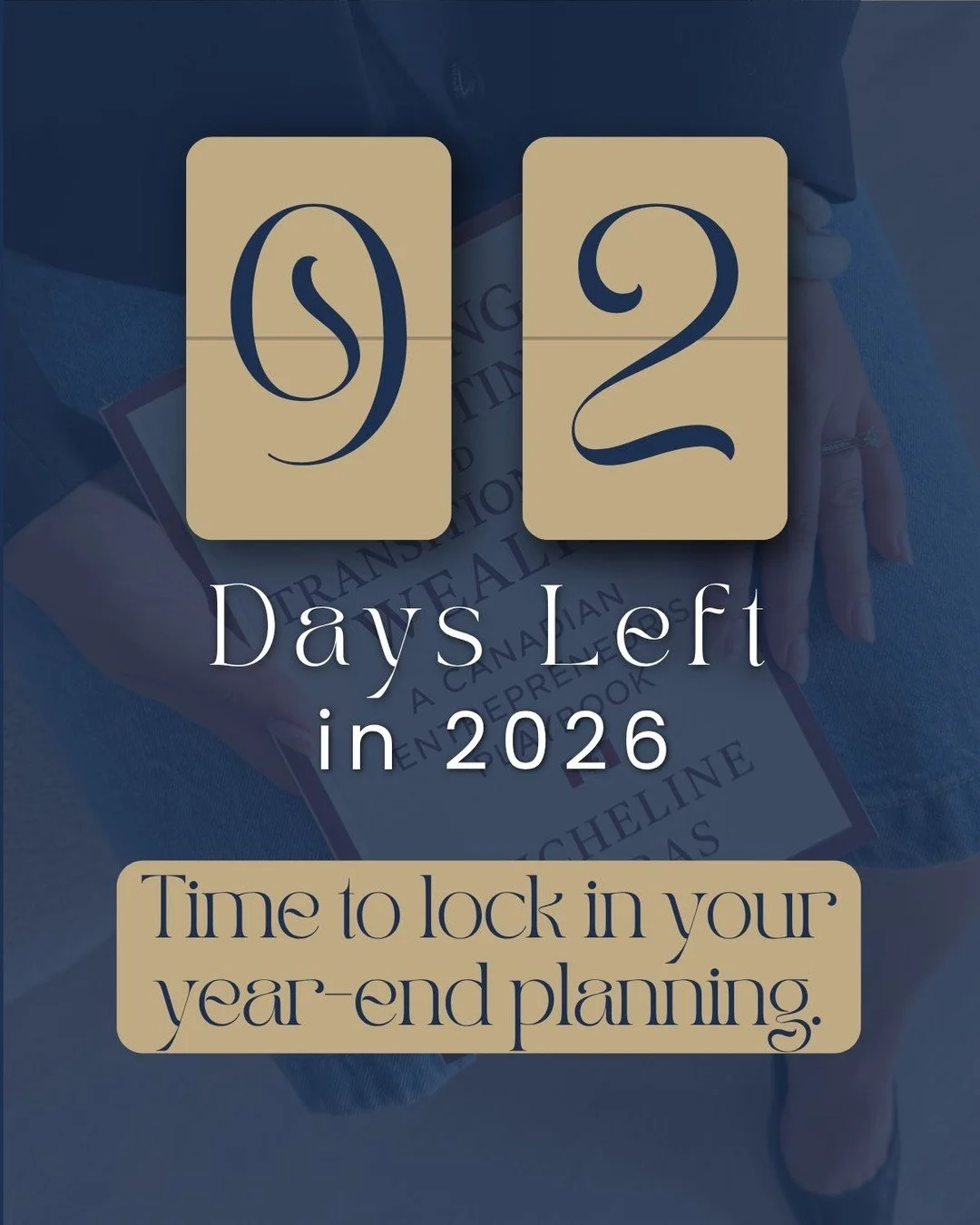 Will you spend them reacting to year-end or preparing for it?

📅 Book your year-end planning meeting through the link in bio.