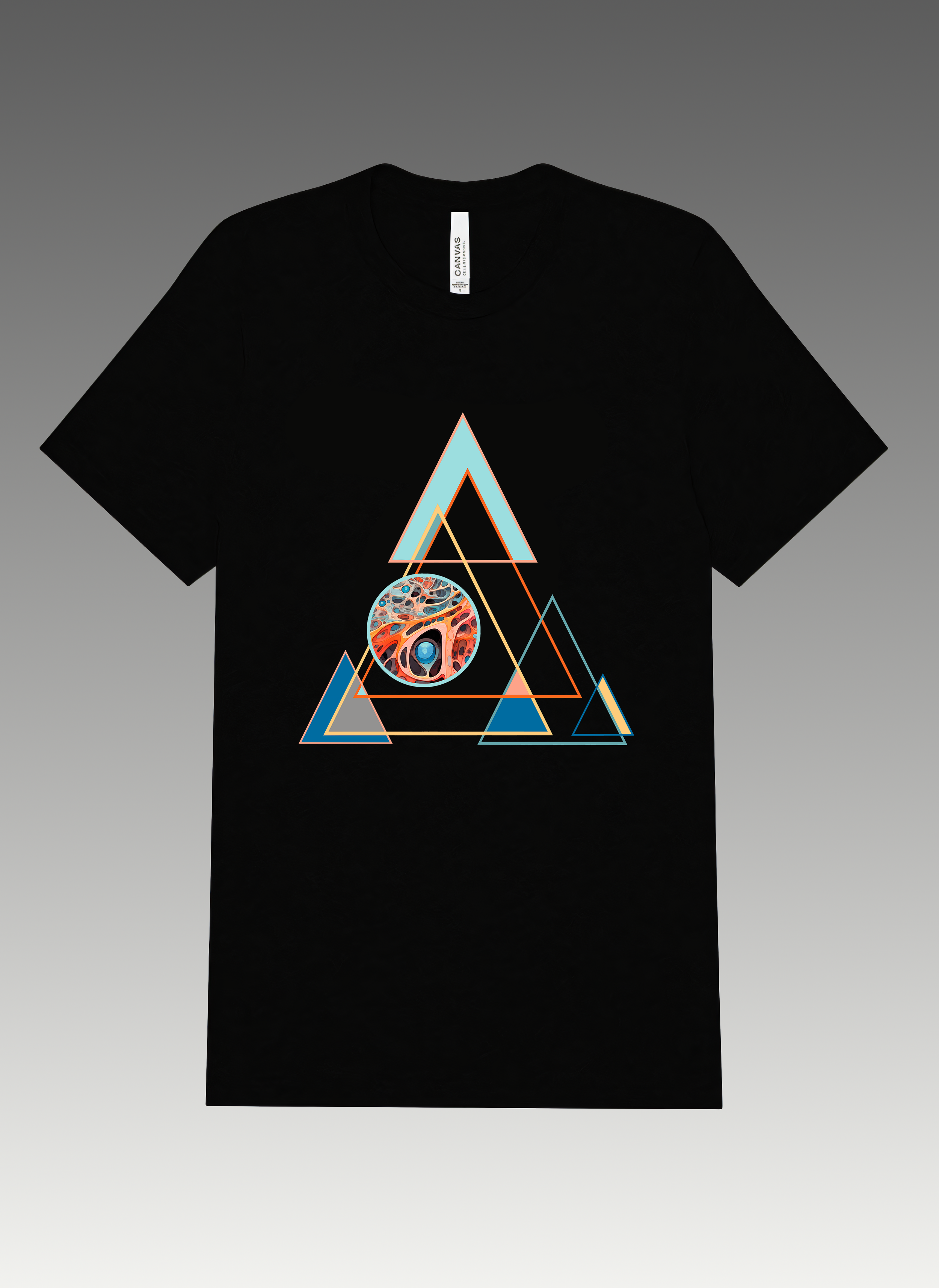 Mountain Fascia (1980's Glitter Edition) Black T-Shirt