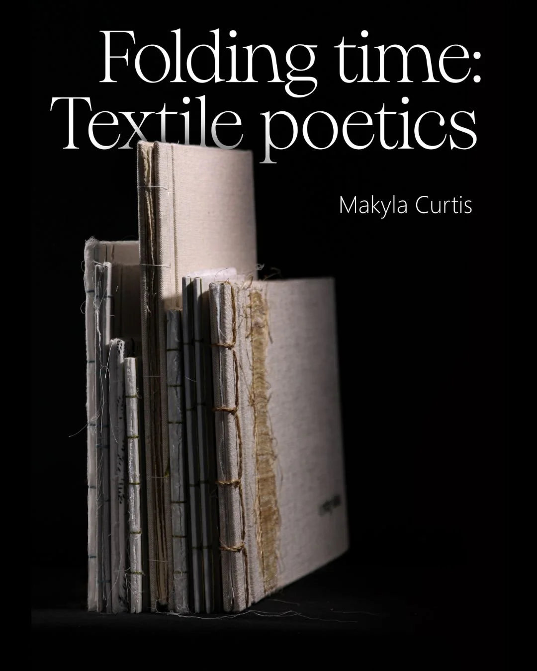 Opening Monday at 5 30 PM, Makyla Curtis presents her solo show 'Folding Time: Textile Poetics' developing kinship with plant-life and notions of rootedness and belonging in misty layers of cotton-silk.

Makyla was the Supreme Winner of Changing Thre