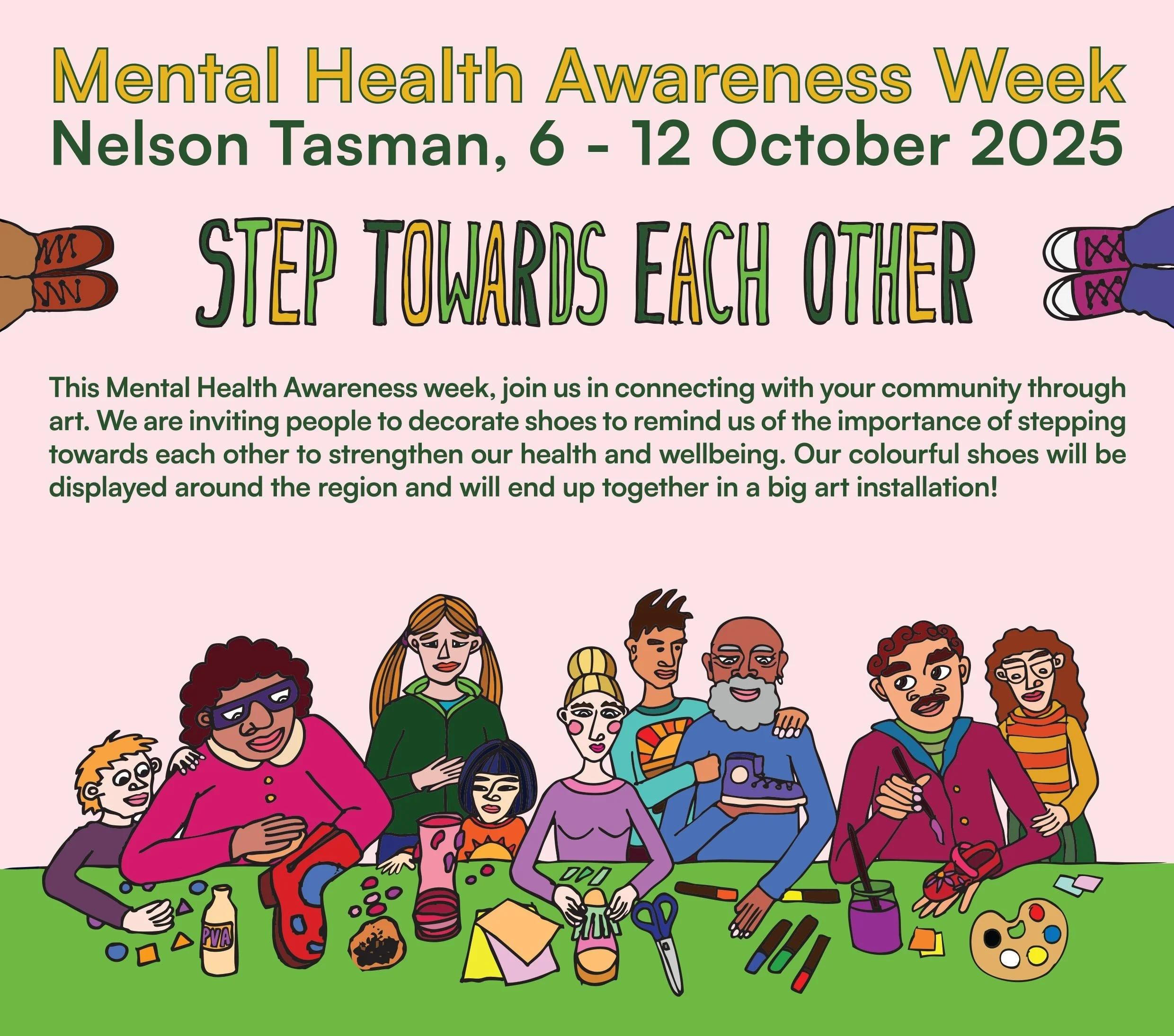 Step towards each other!
