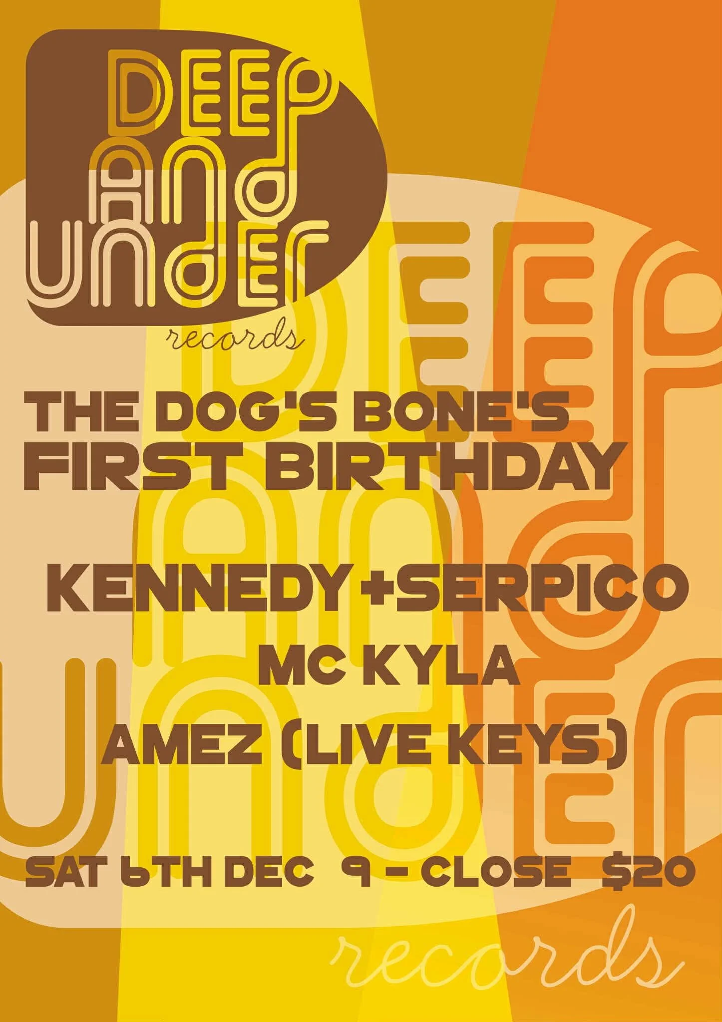 The Dog's Bone FIRST Birthday