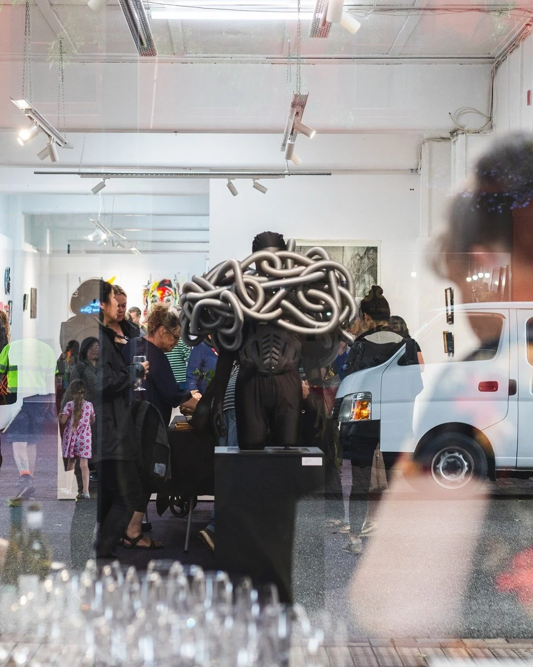 On Tuesday, we had awesome opening night for our latest exhibitions!

Pop into the gallery to play real arcade games as part of Arca Arcade, featuring artistic collaborations under the meticulous direction of designer Preston Khan McNeil.

Immerse yo